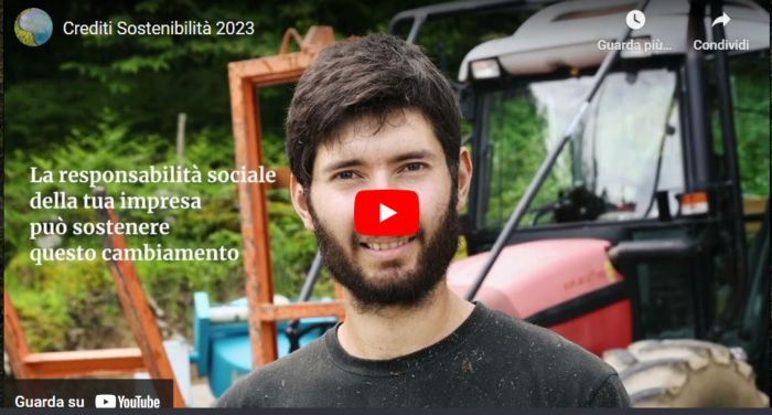 Video Crediti di Sostenibilità, un progetto di Responsabilità Sociale d'Impresa