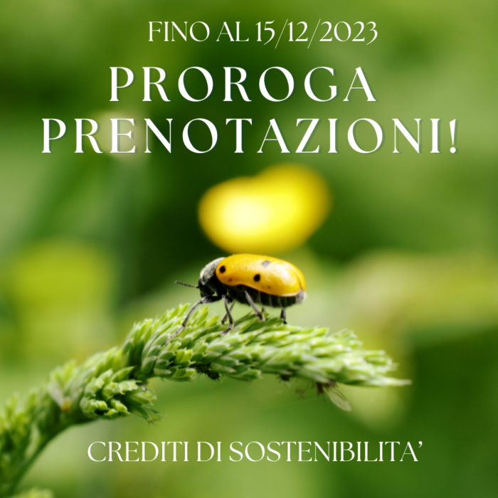 proroga prenotazioni crediti di sostenibilità